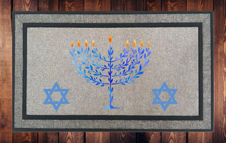 Happy Hanukkah Welcome Mat, Happy Hanukkah Door Mat, HOT SELLER, great unique gift