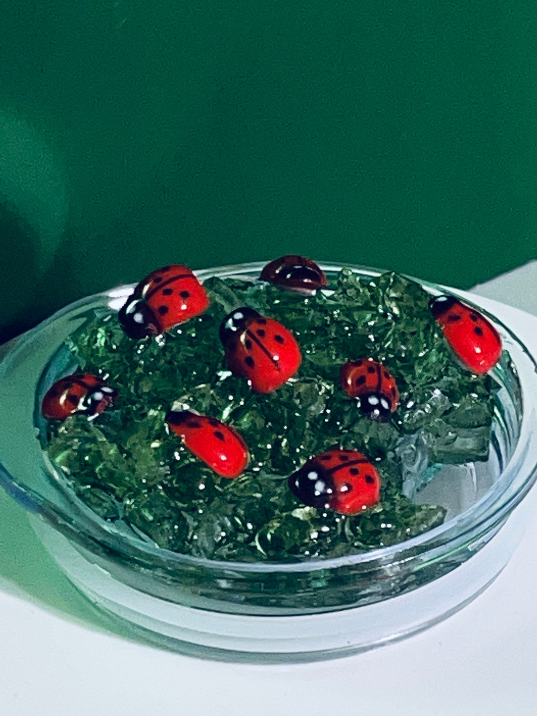 Lady Bug Tumbler Topper, Springtime Tumbler Topper, 3D Decorative Lid - Ice Topper Lid, unique gift