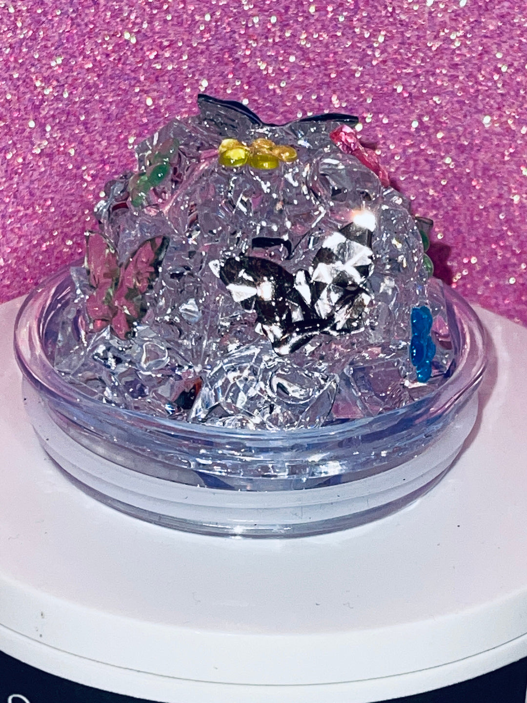 Butterfly Tumbler Topper 3D Decorative Lid - Ice Topper Lid, unique gift