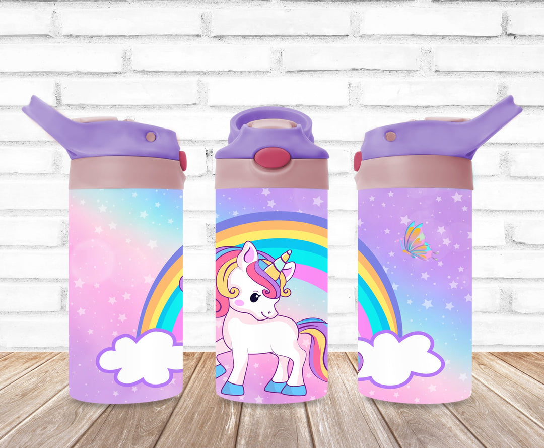 Kids Unicorn Tumbler - Kids Water Bottle | Kids Water Tumbler | Great Kids Gift | Kids Sippy Cup | Back To School Cup