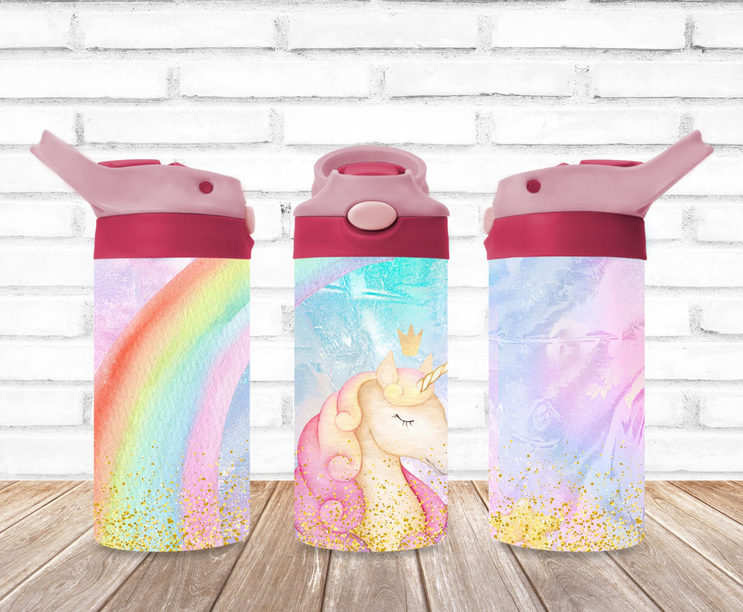 Kids Unicorn Tumbler - Kids Water Bottle | Kids Water Tumbler | Great Kids Gift | Kids Sippy Cup | Back To School Cup