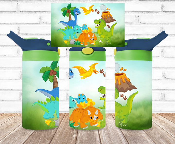 Kids Dinosaur Tumbler - Kids Water Bottle | Kids Water Tumbler | Great Kids Gift | Kids Sippy Cup | Back To School Cup - HOT SELLER!