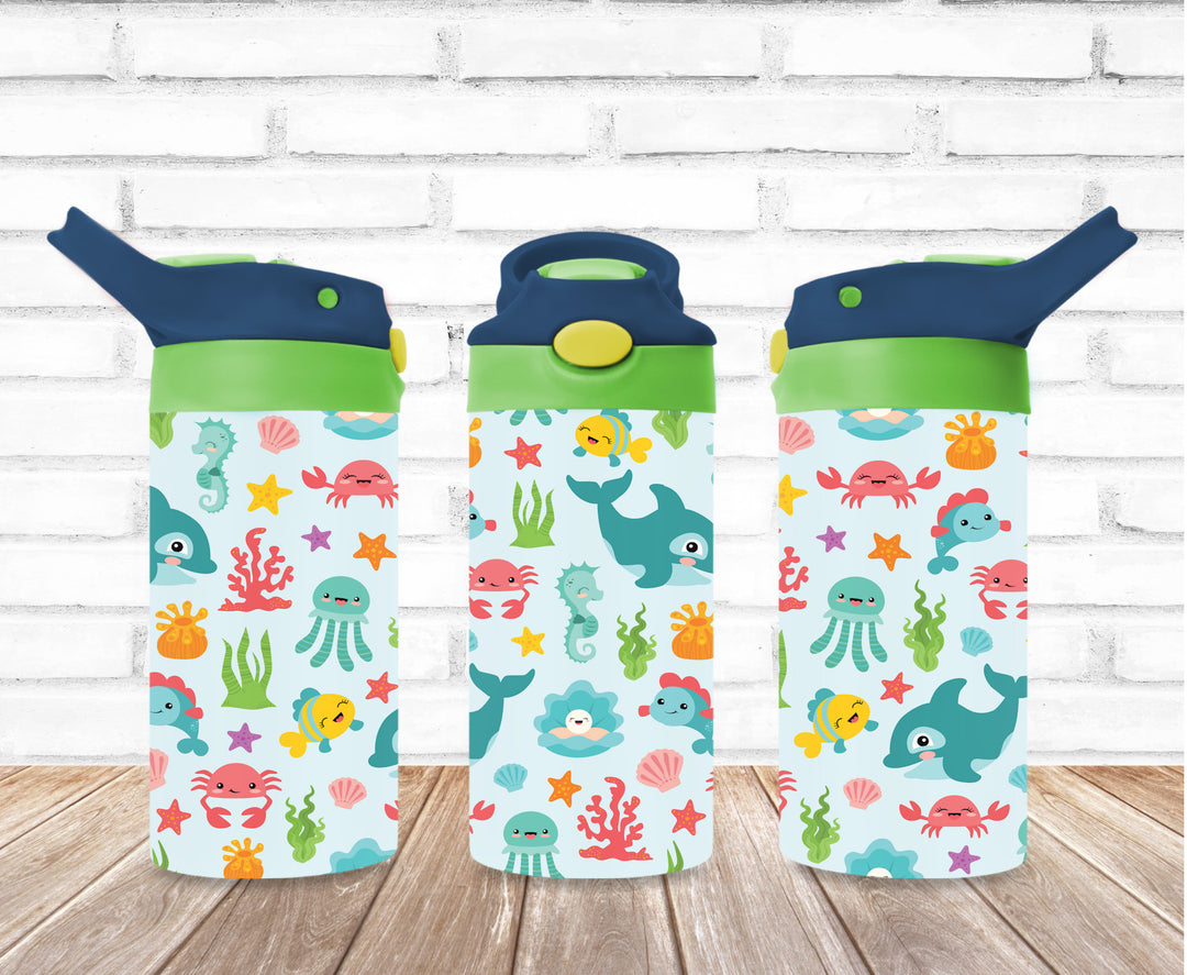 Kids Orca Whale Tumbler, Orca Tumbler, Kids Water Tumbler, Great Kids Gift, Kids Sippy Cup, Back To School Cup - HOT SELLER!