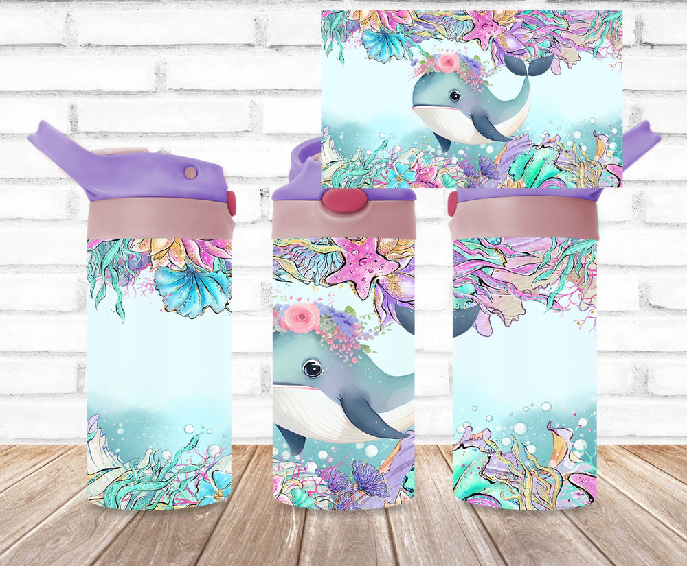 Kids Orca Whale Tumbler, Orca Tumbler, Kids Water Tumbler, Great Kids Gift, Kids Sippy Cup, Back To School Cup - HOT SELLER!