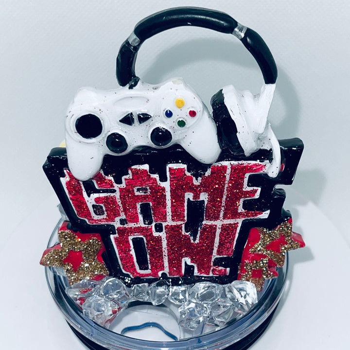 Video Game Tumbler Topper, Gamer tumbler top, video game controlers, Topper Lid - Tumbler Toppers HOT SELLER, unique gift