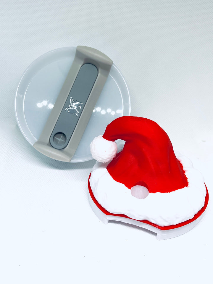 3D Santa Hat Tumbler Topper for 40 oz tumblers, Christmas tumbler topper, 3D Christmas Topper