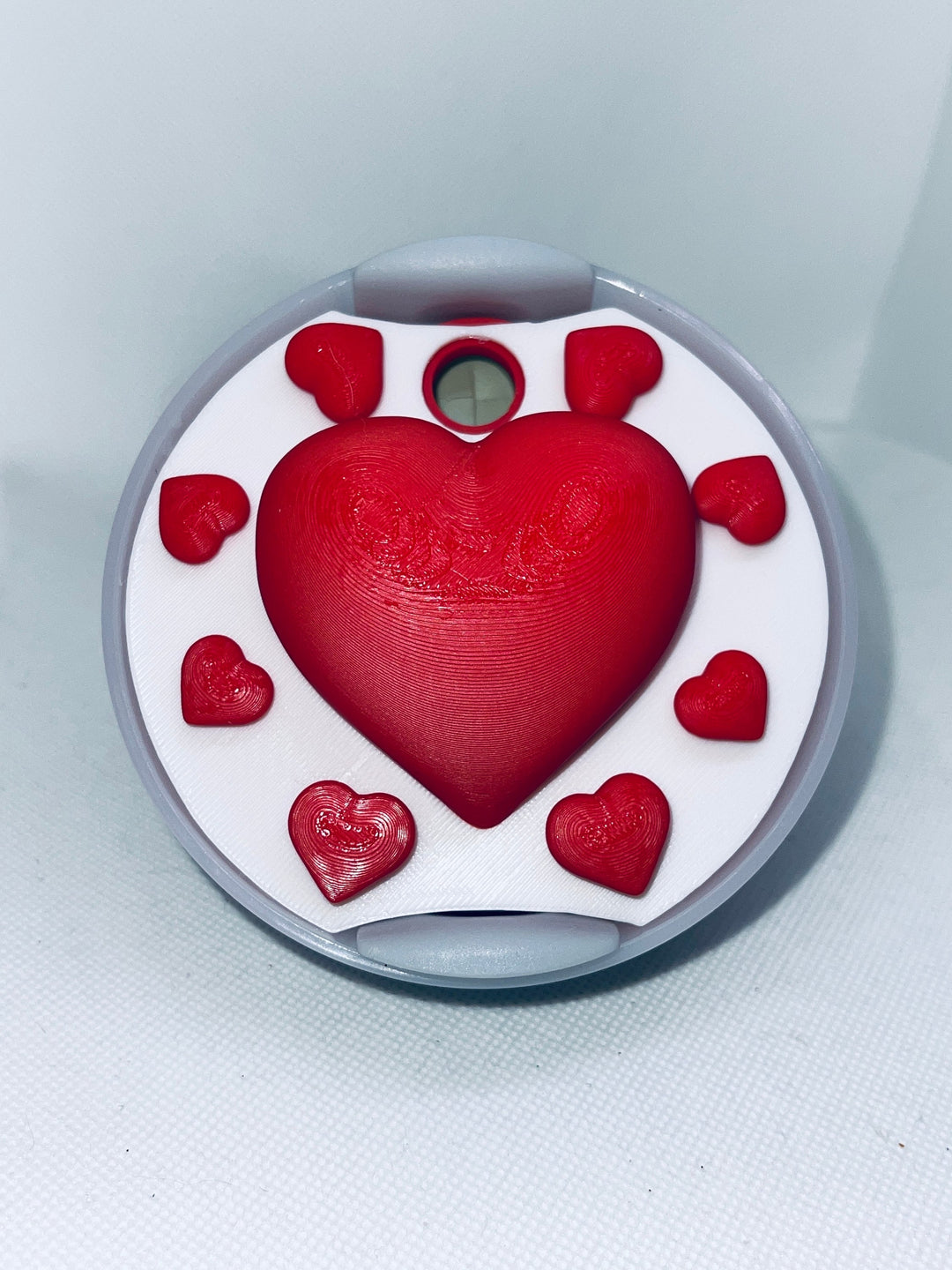 3D Heart 40 oz Tumbler Topper, 3D Valentines 40 oz tumbler topper, 3D Decorative Lid Attachment, unique gift