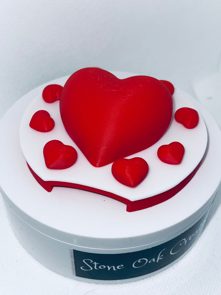 3D Heart 40 oz Tumbler Topper, 3D Valentines 40 oz tumbler topper, 3D Decorative Lid Attachment, unique gift