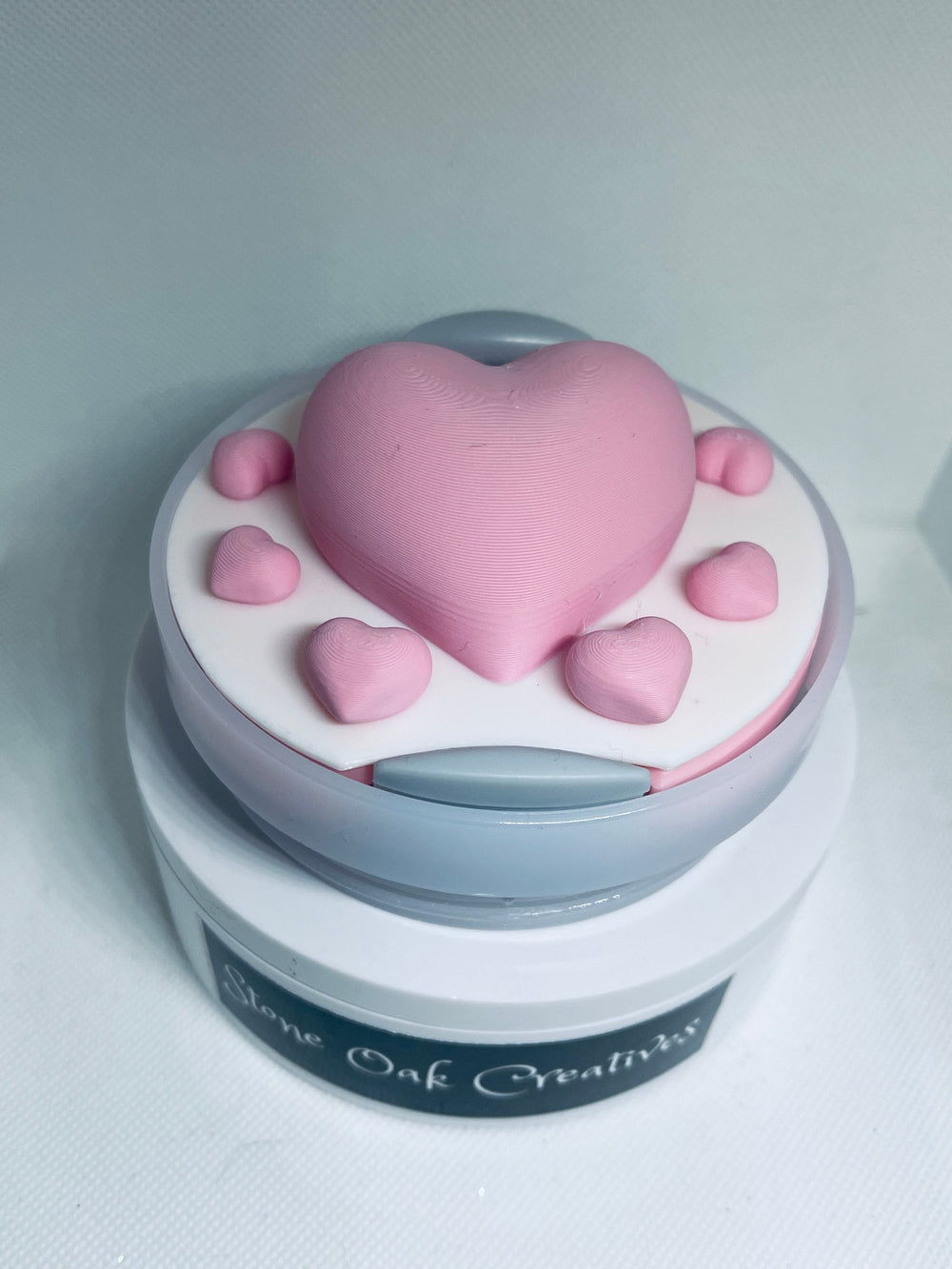 3D Heart 40 oz Tumbler Topper, 3D Valentines 40 oz tumbler topper, 3D Decorative Lid Attachment, unique gift