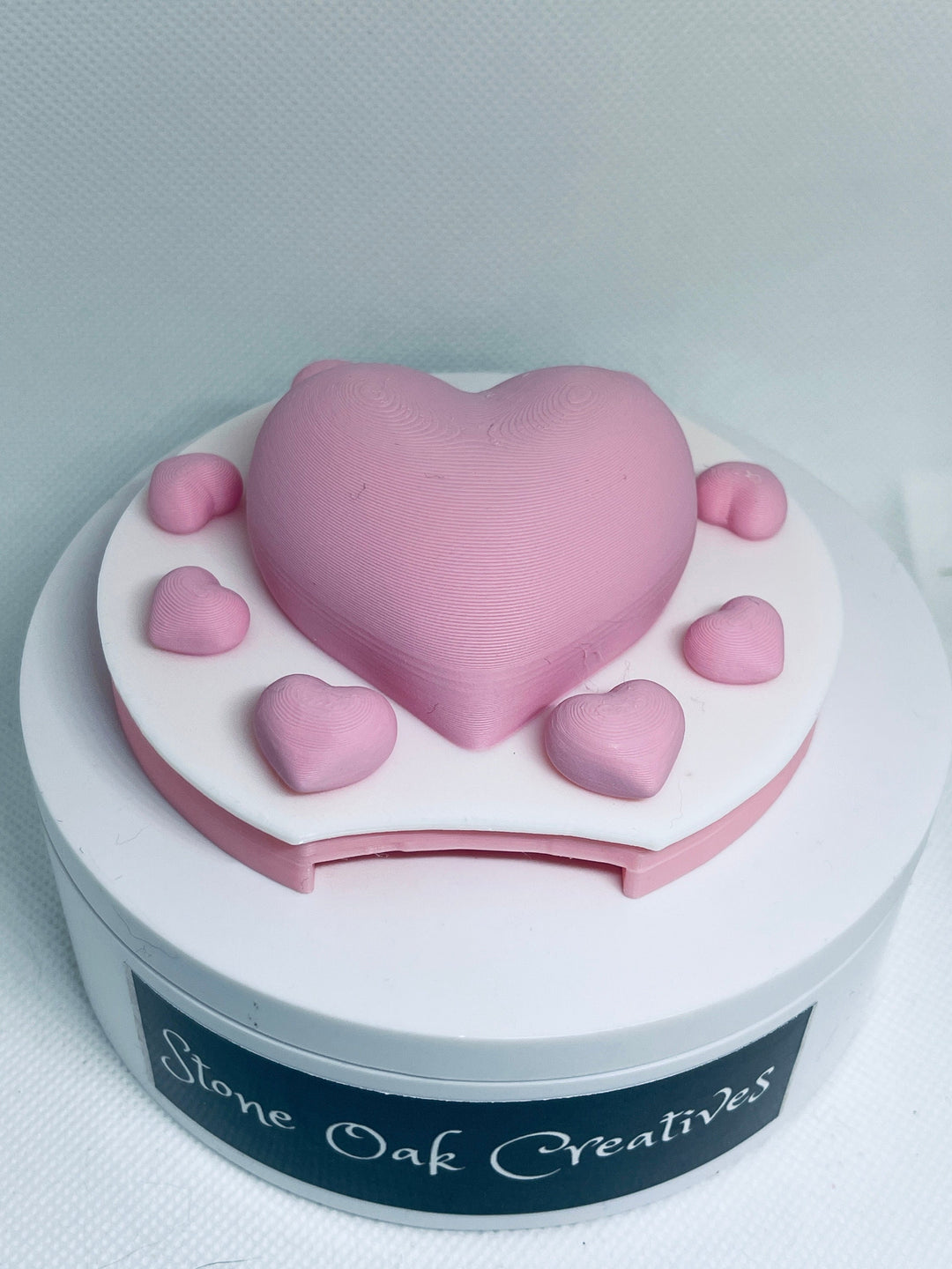 3D Heart 40 oz Tumbler Topper, 3D Valentines 40 oz tumbler topper, 3D Decorative Lid Attachment, unique gift
