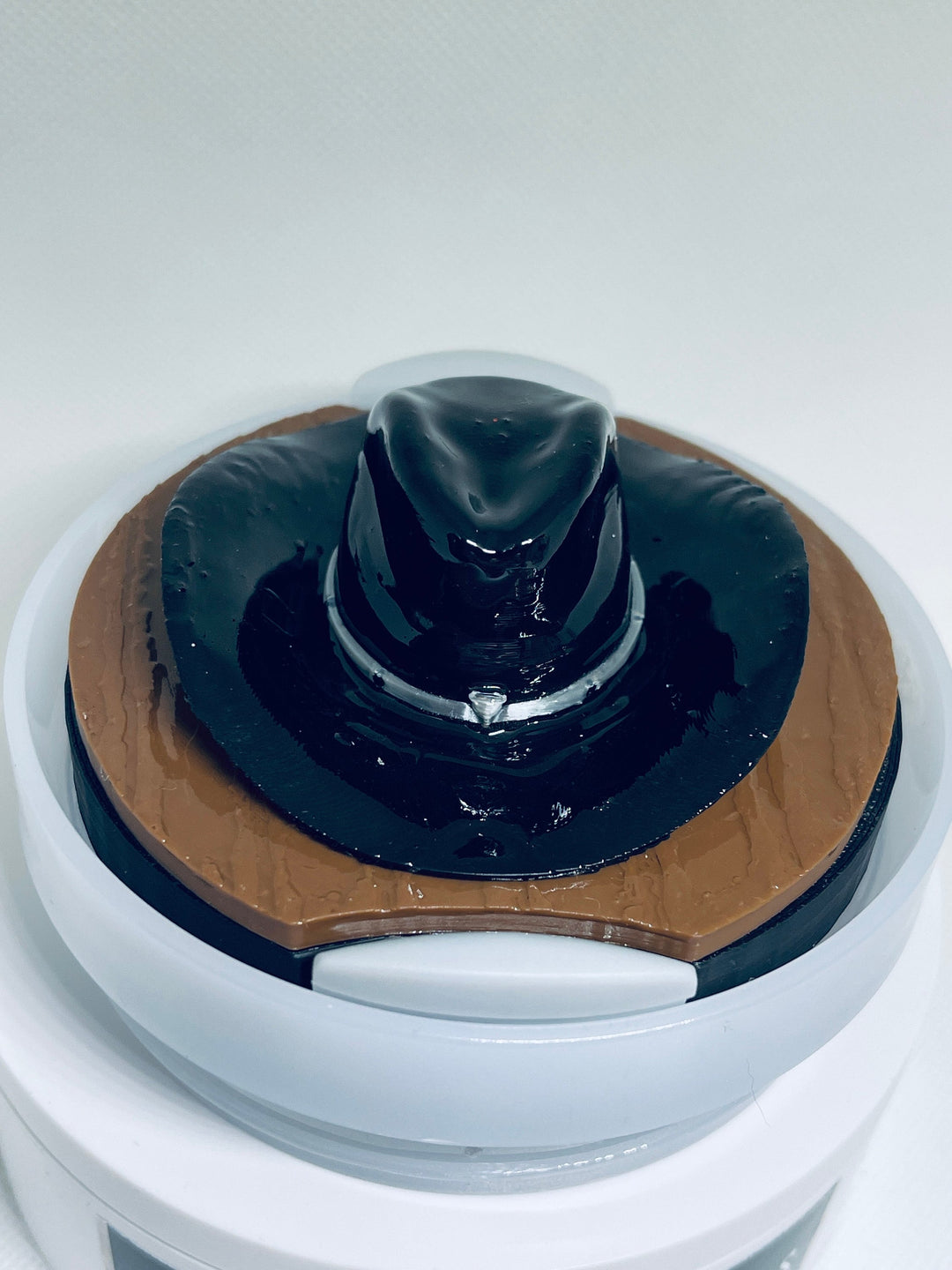 Cowboy Hat 40 oz Tumbler Topper, Rodeo Themed 40 oz tumbler lid, 3D Decorative Lid Attachment, unique gift