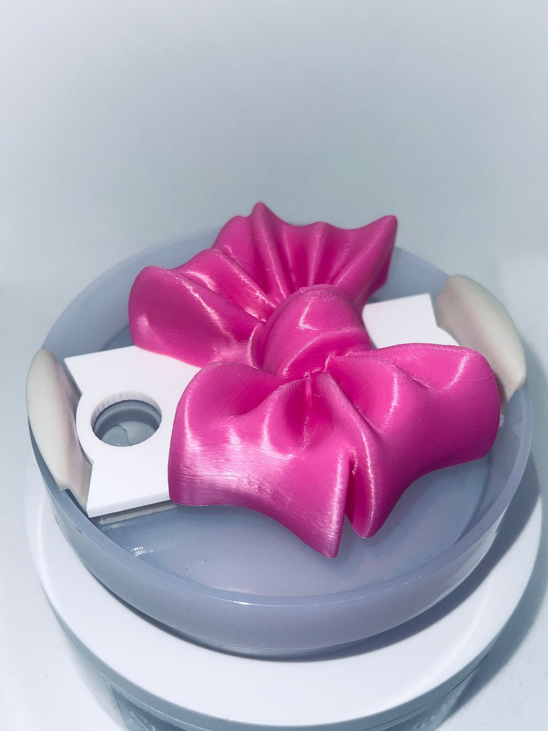 3D Gift Bow 40 oz Tumbler Topper, 3D 40 oz tumbler topper, 3D Decorative Lid Attachment, unique gift