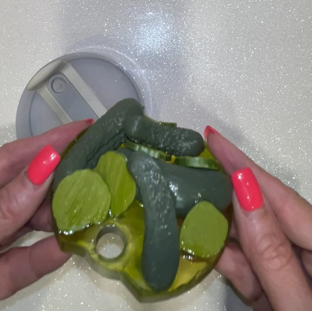 Pickle themed 20/30 or 40 oz Stanl ey tumbler topper, dill pickles pickle slices, pickle lover gift, 3D Decorative Lid Attachment