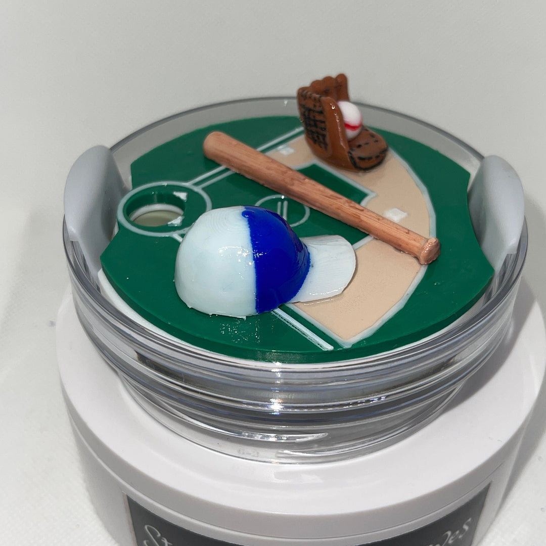 Baseball Softball Tumbler Topper for 40 oz tumblers, 40 oz 3D Sports tumbler topper, 3D Baseball Topper, unique gift, customize