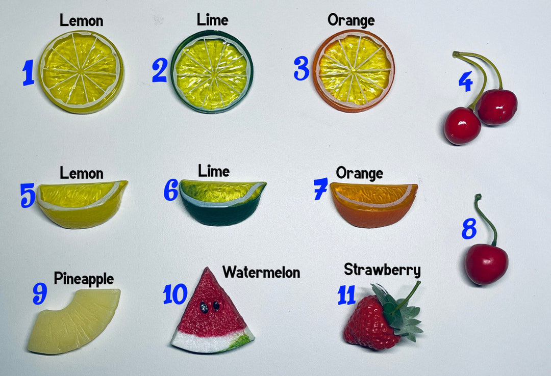 Ocean water and fruit 30 and 40 oz Stanl ey tumbler topper, 3D Decorative tumbler Lid Attachment
