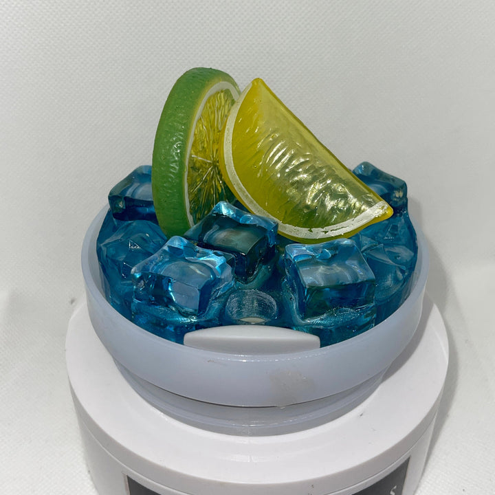 Ocean water and fruit 30 and 40 oz Stanl ey tumbler topper, 3D Decorative tumbler Lid Attachment
