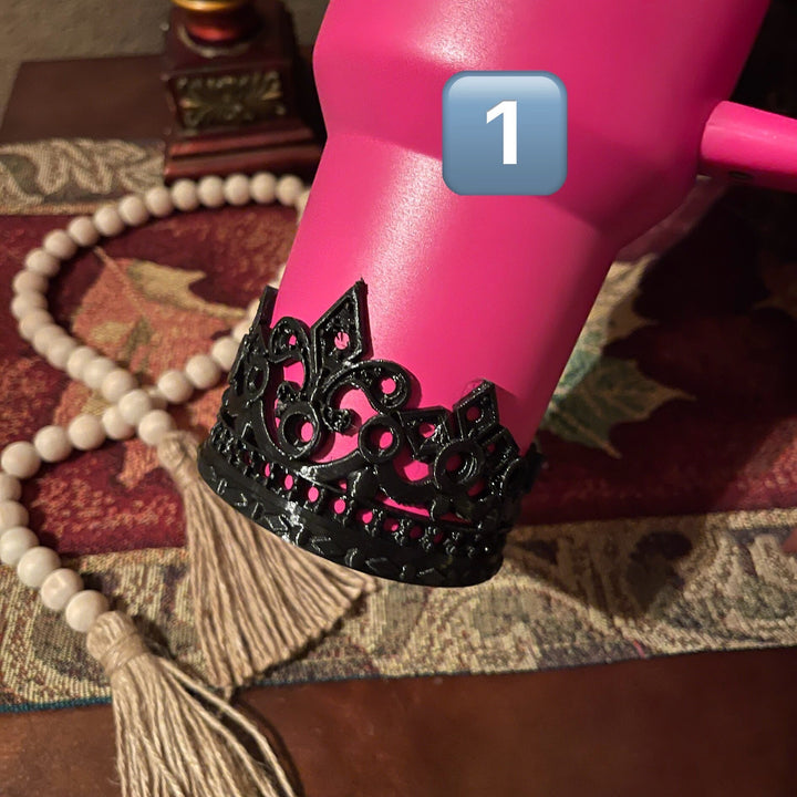 Queen Crown Tumbler Boot, Tumbler Boot Sleeve, Princess Crown Boot, fits your Stanley Tumbler, Unique Gift, multiple colors, HOT SELLER