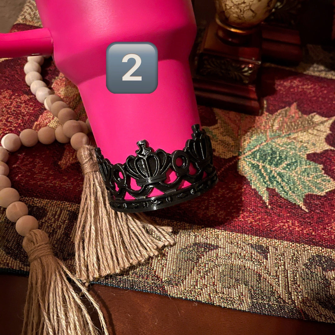 Queen Crown Tumbler Boot, Tumbler Boot Sleeve, Princess Crown Boot, fits your Stanley Tumbler, Unique Gift, multiple colors, HOT SELLER