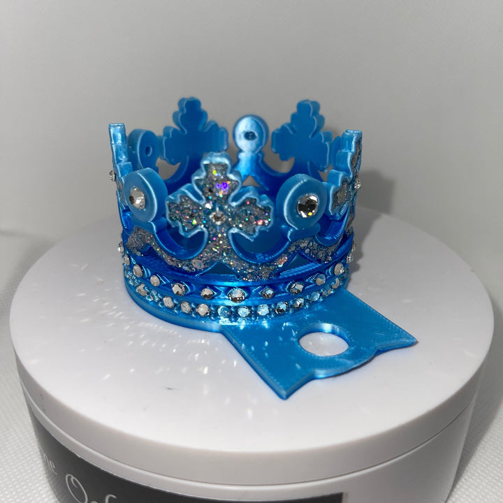 BLING Rhinestone Crown 40 & 30 oz Topper, Queen Topper, Rhinestone Lid, decorative lid attachment, unique gift, drink accessory