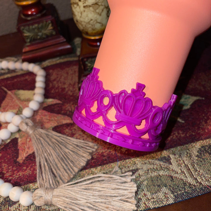 Queen Crown Tumbler Boot, Tumbler Boot Sleeve, Princess Crown Boot, fits your Stanley Tumbler, Unique Gift, multiple colors, HOT SELLER