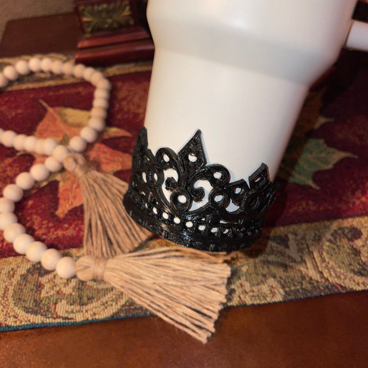 Queen Crown Tumbler Boot, Tumbler Boot Sleeve, Princess Crown Boot, fits your Stanley Tumbler, Unique Gift, multiple colors, HOT SELLER