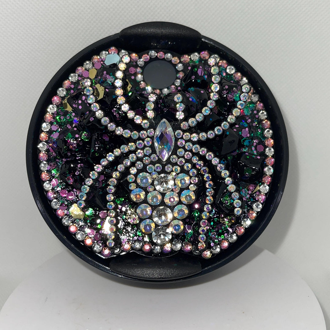 Halloween Rhinestone Spider 40 oz Stanl ey Topper, Bling, Rhinestones, decorative lid, unique gift LIMITED QUANTITY