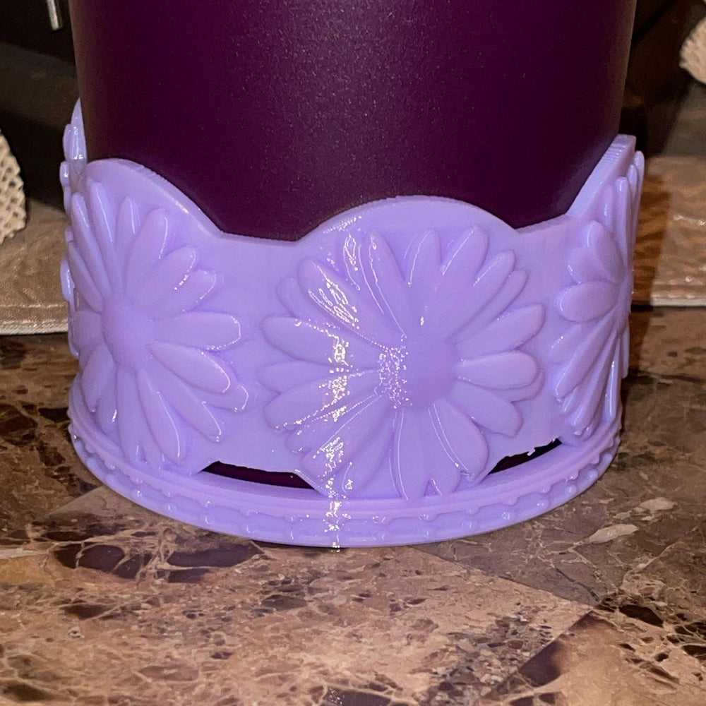 Daisy Sunflower Tumbler Boot, Protective Sleeve, Floral Boot, Fit's 20 30 and 40 oz Stanley, Flowers Tumbler Accessories