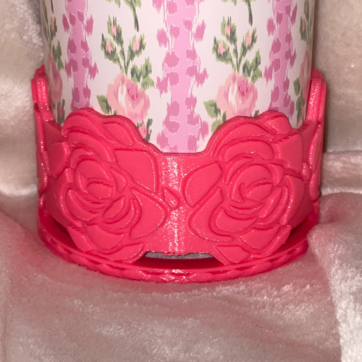 Rose Tumbler Boot, Tumbler Boot Sleeve, Princess Rose, Fit's Love Shack Fancy Stanley, Silicone Boot, Protective Sleeve, HOT SELLER