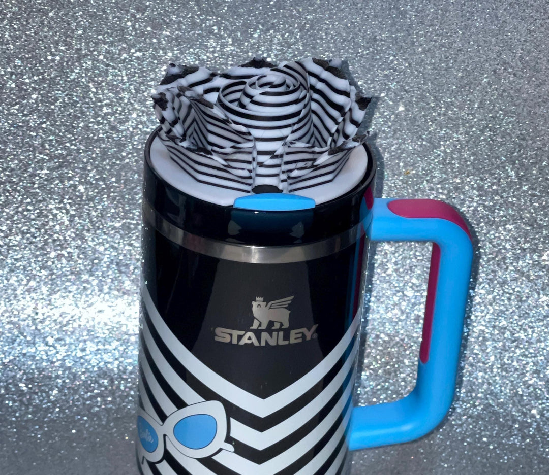 3D Rose Tumbler Topper that fit the new Original lids, Rose tumbler topper, 3D Decorative Lid