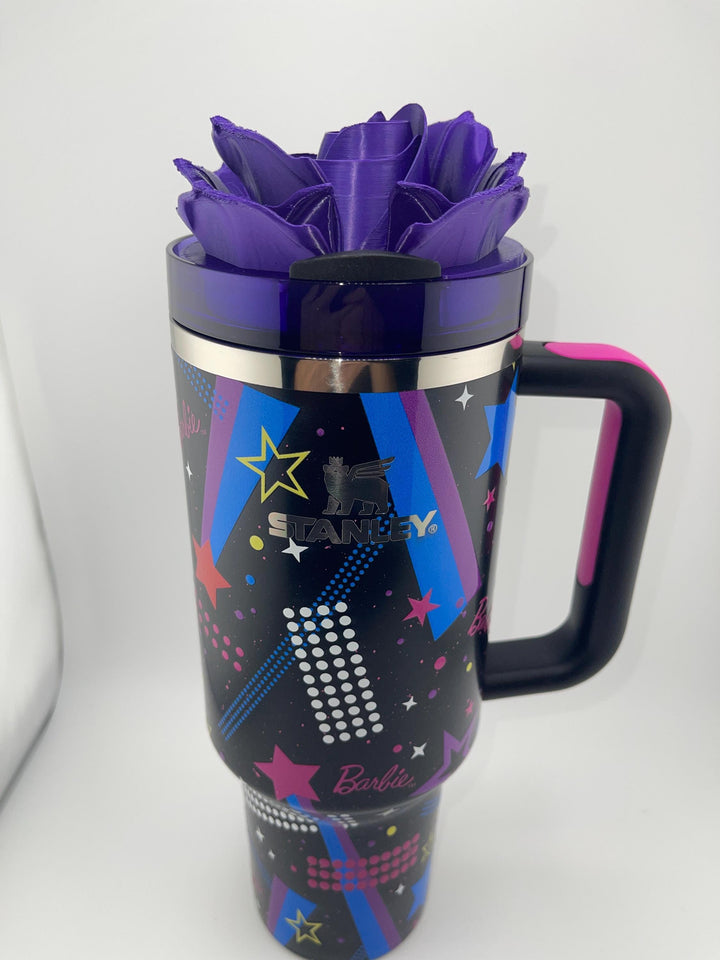 3D Rose Tumbler Topper that fit the new Rockers lids, Rose tumbler topper, 3D Decorative Lid