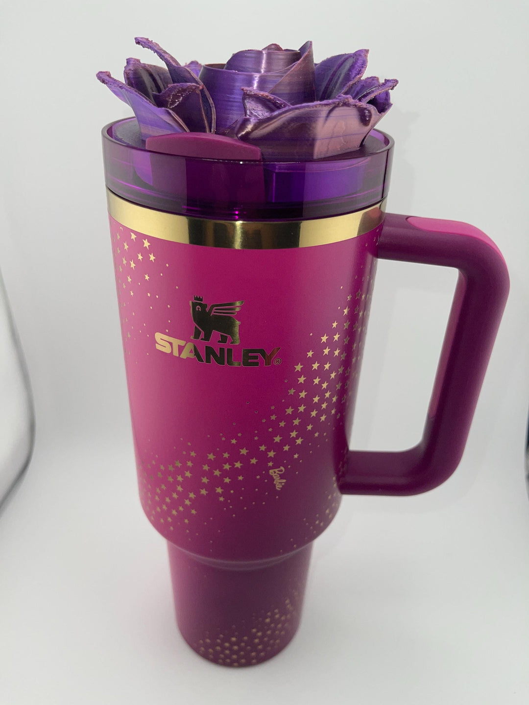 3D Rose Tumbler Topper that fit the new Superstar lids, Rose tumbler topper, 3D Decorative Lid