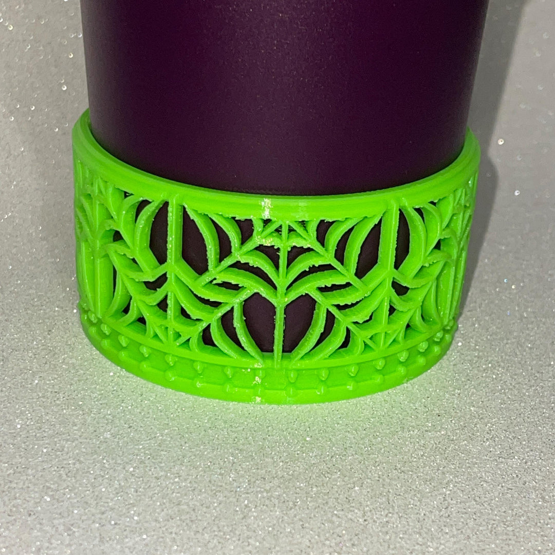 Halloween Spiderweb Tumbler Topper and Boot, Halloween Tumbler Sleeve, Accessories that fit your 30 and 40 oz Stanley, Unique Gift