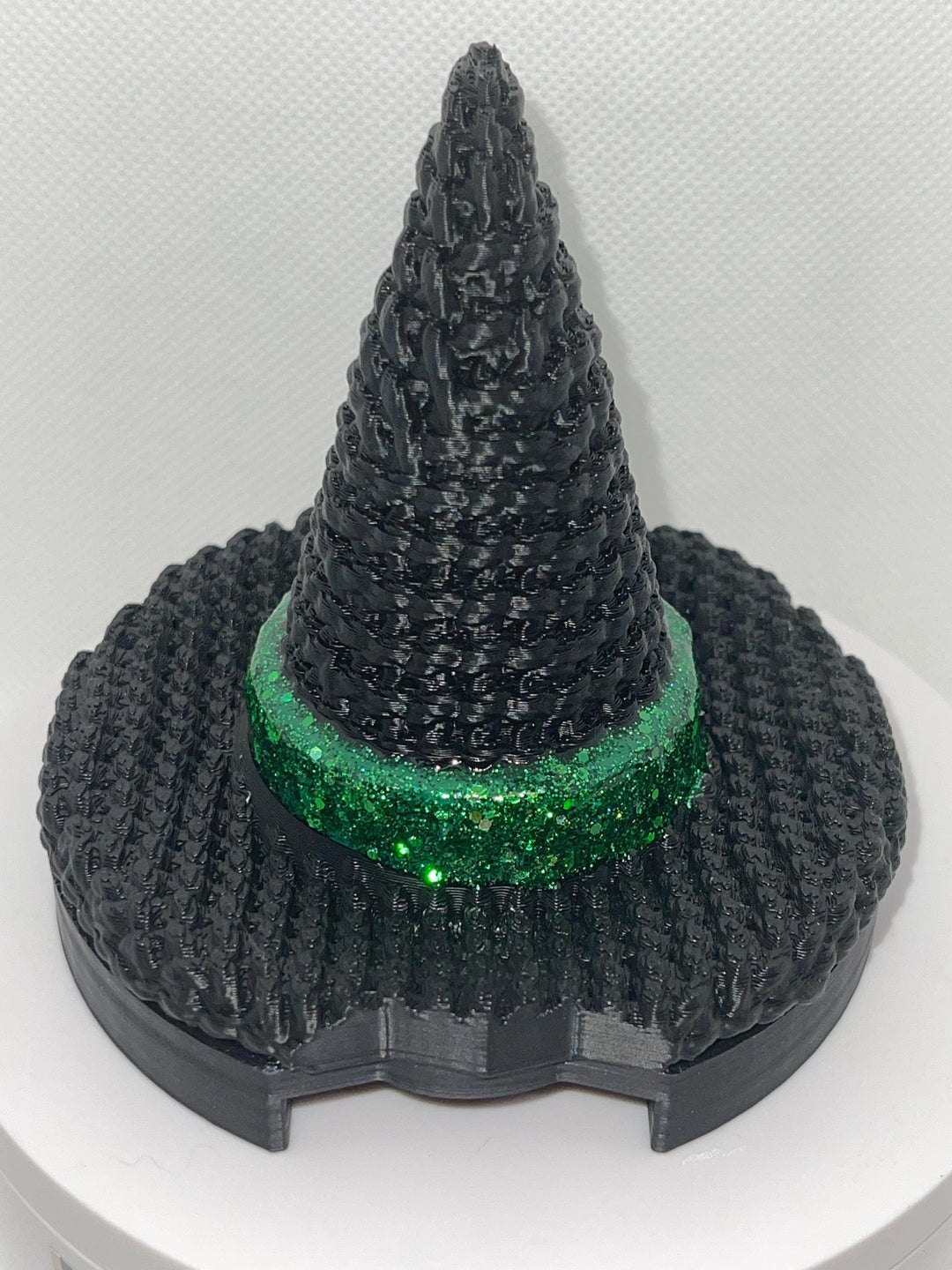 Witch hat tumbler topper, glitter green witch hat tumbler accessories for your Stanley tumbler