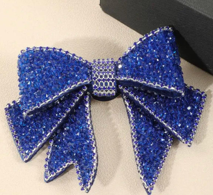 Red Rhinestone Bow Tumbler Topper, Rhinestone lid, fits Stanley lids, Rhinestones, decorative lid, unique gift, Limited Quantity