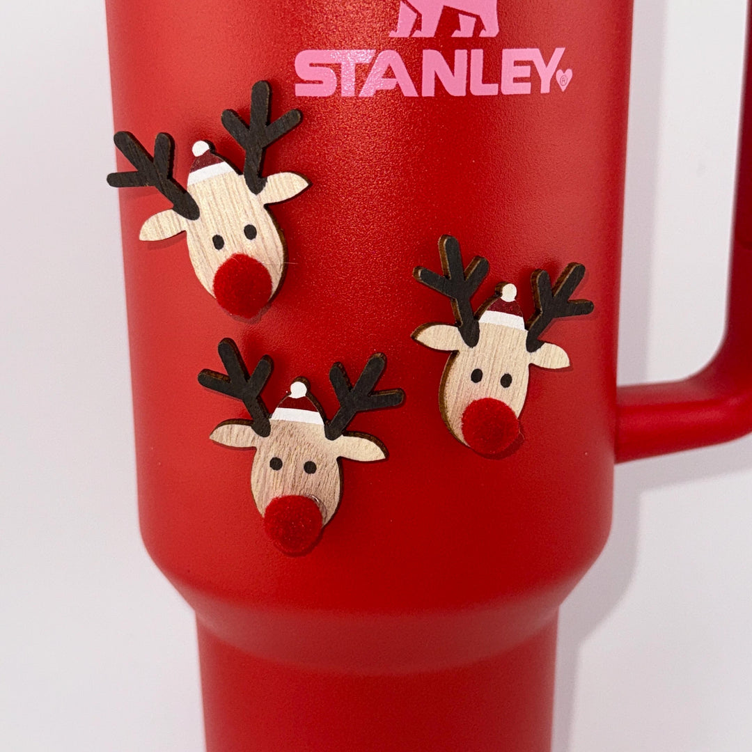 Christmas Tumbler Charm Magnets, Tumbler Accessories, magnetic Stanley decorations, locker magents, refrigerator magnets, unique gift