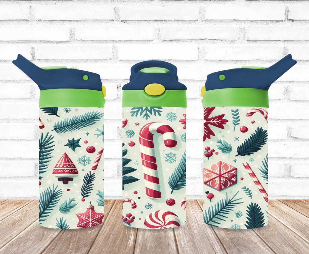 Christmas Santa Tumbler, Christmas Tree, Kids Water Bottle, Kids FlipTop Cup, Kids Sippy Cup, Back To School Cup, HOT SELLER!