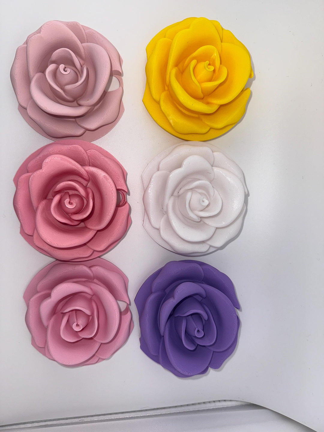 NEW!! Thick 3D Rose Tumbler Topper that fit the Stanley lids, Rose tumbler topper, 3D Decorative Lid, Red Pink Lavender White Yellow Gold