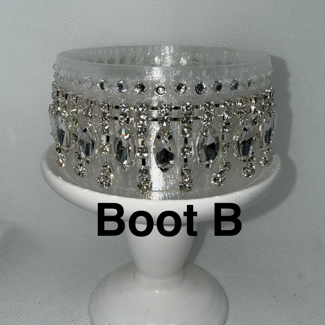 Rhinestone Royal Princess Accessory Collection to fit your Stanley tumblers with options for a Princess Crown Topper, Royal Halo Lid Band, Royal Tumbler Boot, Crystal Straw Topper