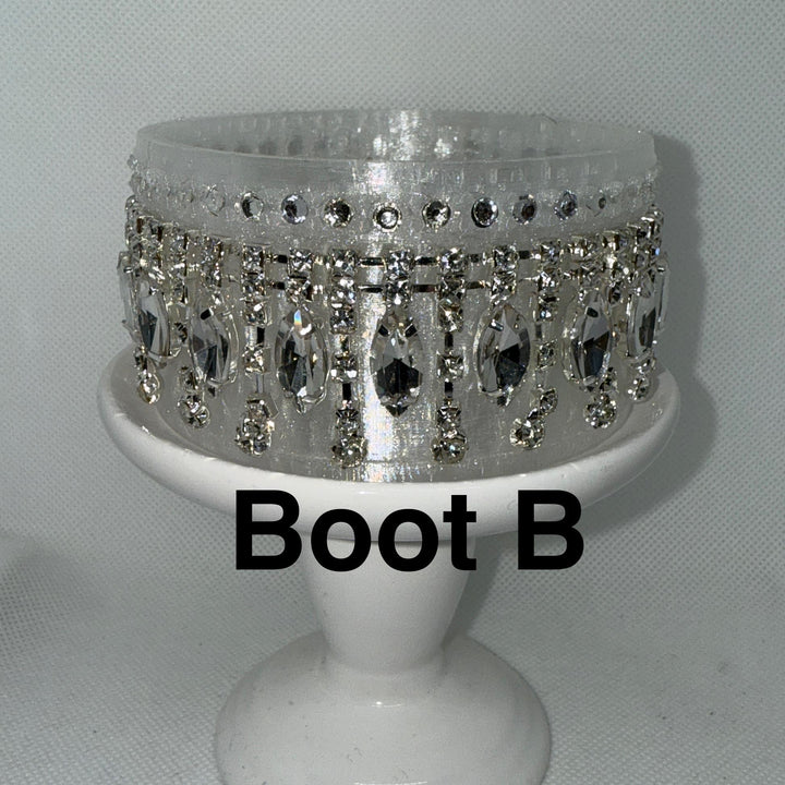 Fancy Rhinestone Royal Princess Accessory for Stanley tumblers BEST SELLER Crown Topper, Royal Queen Halo Bling Bangle Band Boot Straw