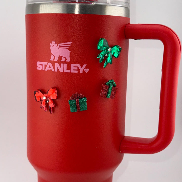 Christmas Tumbler Charm Magnets, Tumbler Accessories, magnetic Stanley decorations, locker magents, refrigerator magnets, unique gift