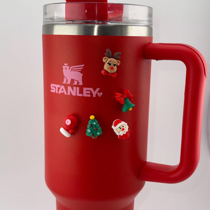 Christmas Tumbler Charm Magnets, Tumbler Accessories, magnetic Stanley decorations, locker magents, refrigerator magnets, unique gift