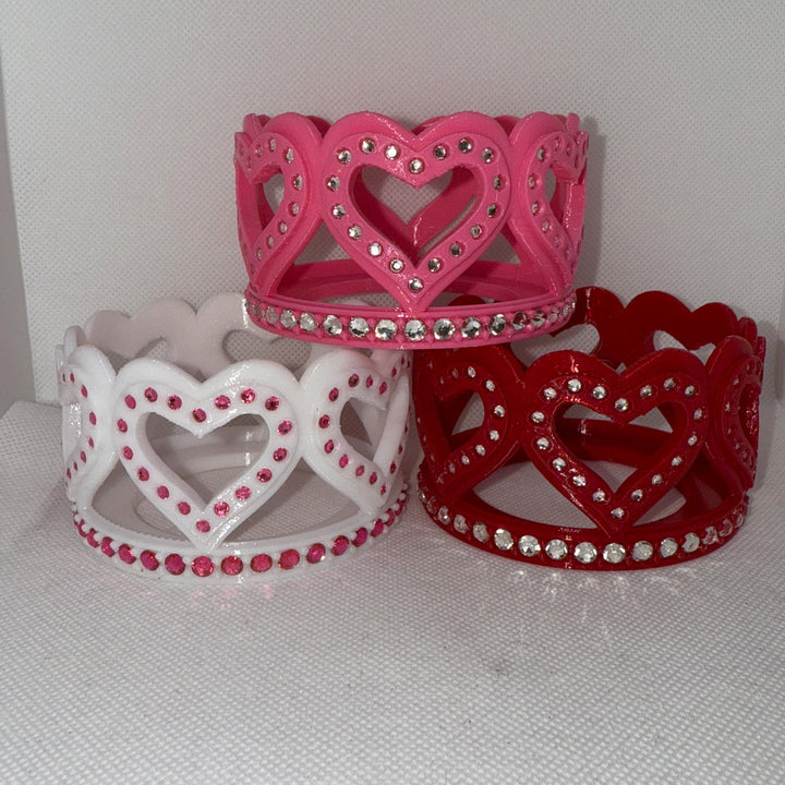 Rhinestone Valentine Heart Tumbler Boot, Red White, Protective Sleeve, HOT SELLER