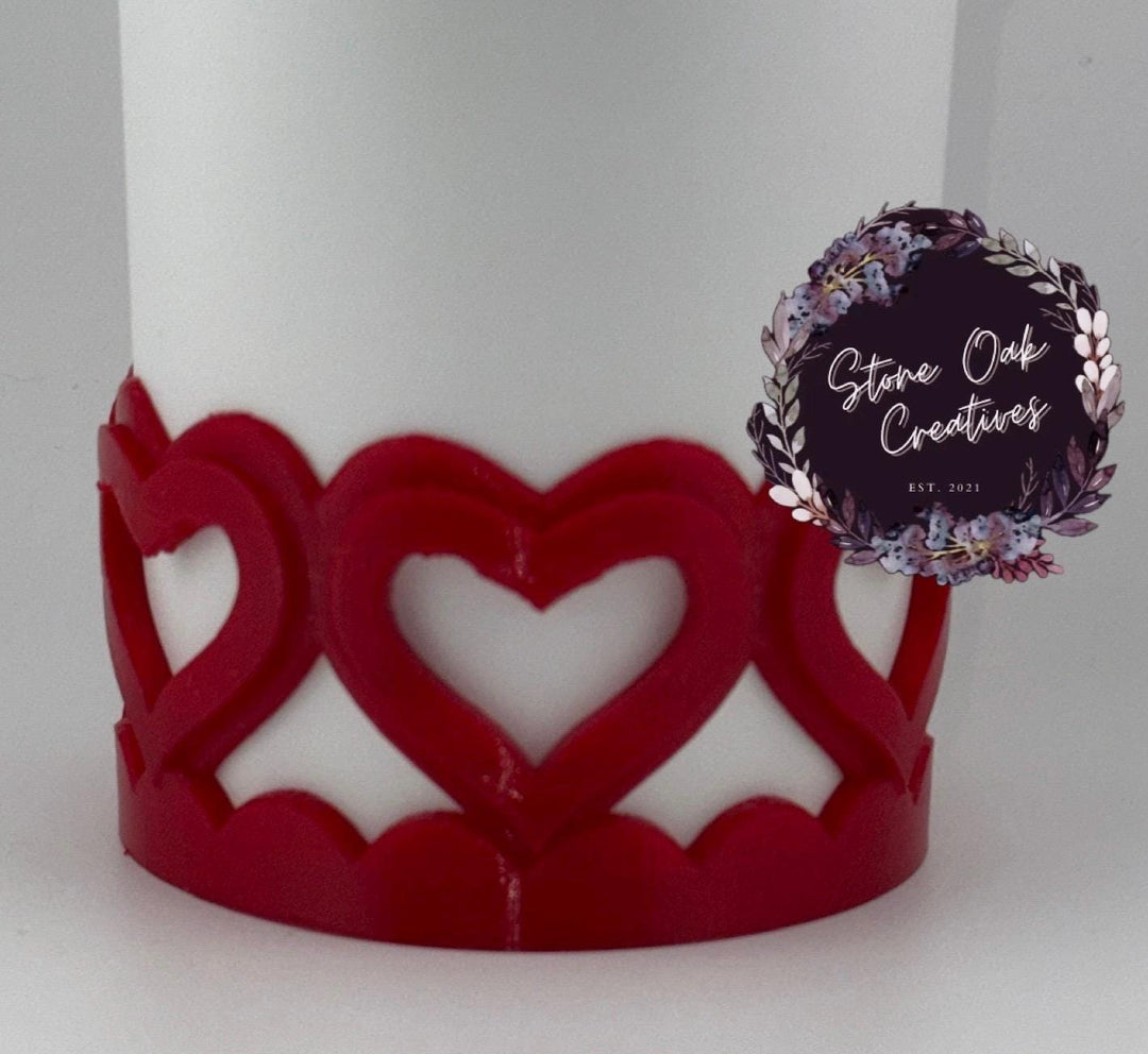 Valentine Heart Tumbler Boot, Red White Pink, Protective Sleeve, HOT SELLER