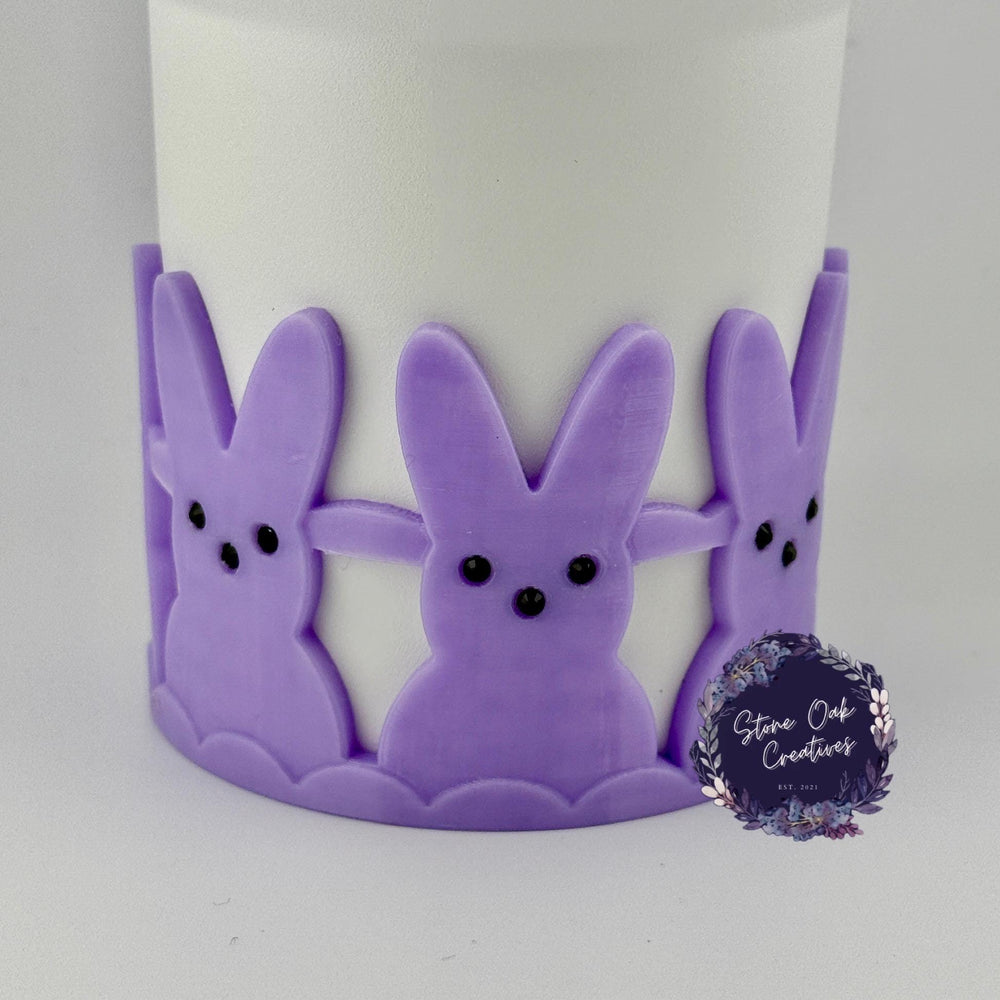 Easter Bunny Tumbler Boot, Tumbler Boot Sleeve, Pastel Easter Bunnies Spring, Fit's Stanley Tumblers, Protective Sleeve