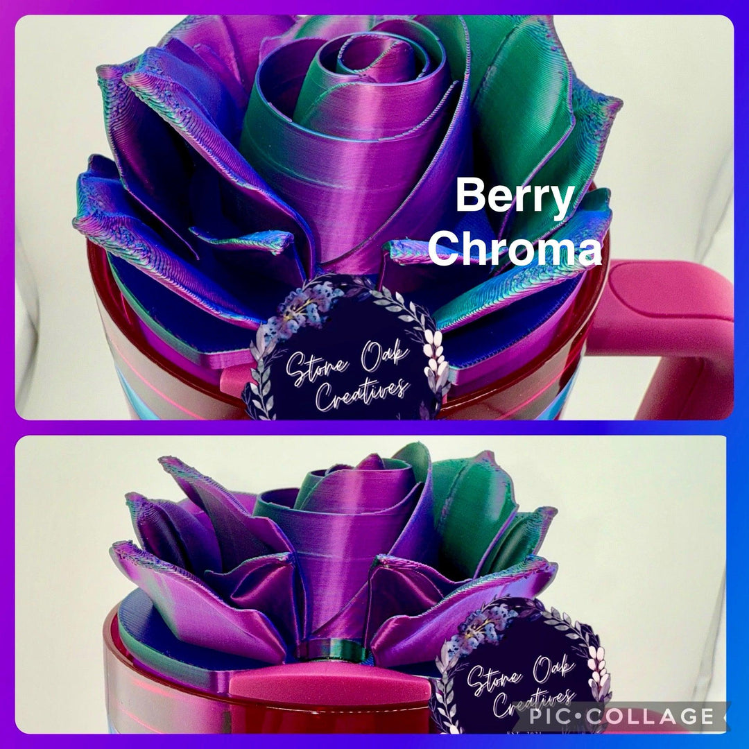 PRE-ORDER Cobalt Blue Silver Rhinestone Royal Princess Accessory Collection, fits your Berry Truffle Stanley Tumbler