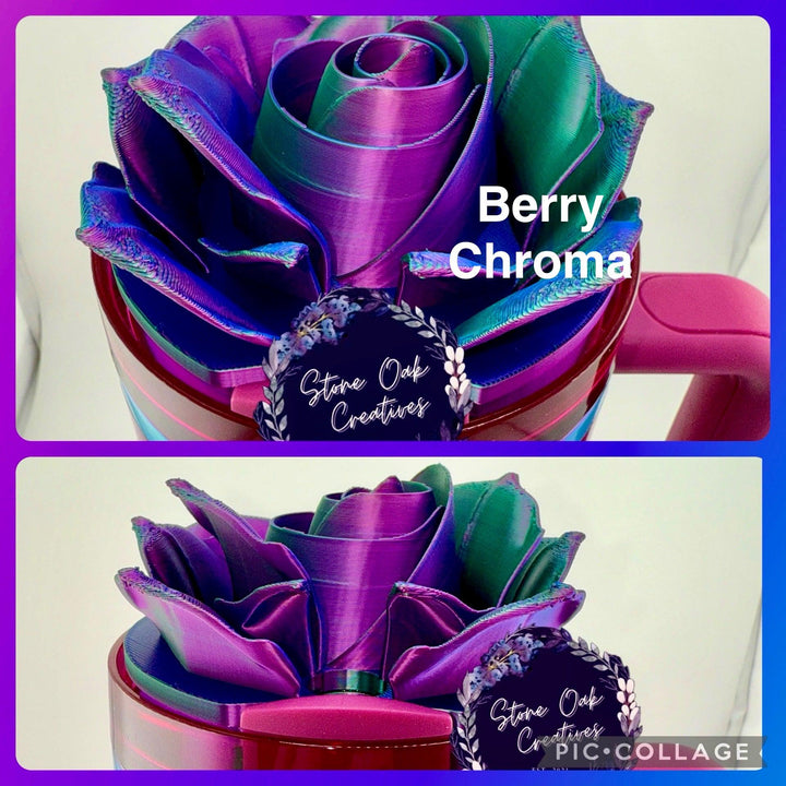 PRE-ORDER Cobalt Blue Silver Rhinestone Royal Princess Accessory Collection, fits your Berry Truffle Stanley Tumbler