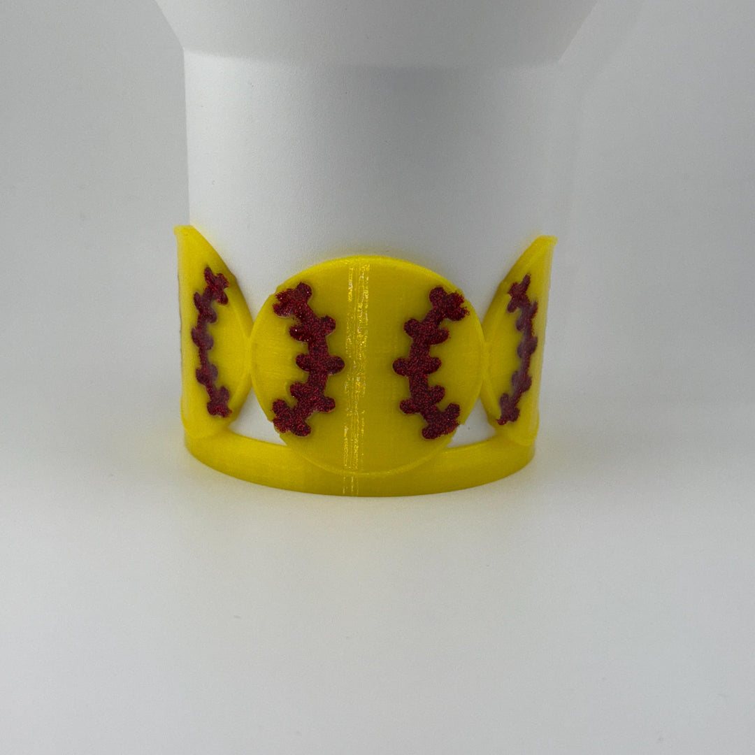 Baseball Softball Tee Ball Tumbler Boot, Sports Tumbler Boot Sleeve, Protective Sleeve, Fit's Stanley and otherTumblers