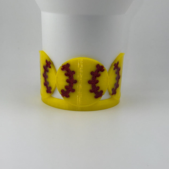 Baseball Softball Tee Ball Tumbler Boot, Sports Tumbler Boot Sleeve, Protective Sleeve, Fit's Stanley and otherTumblers