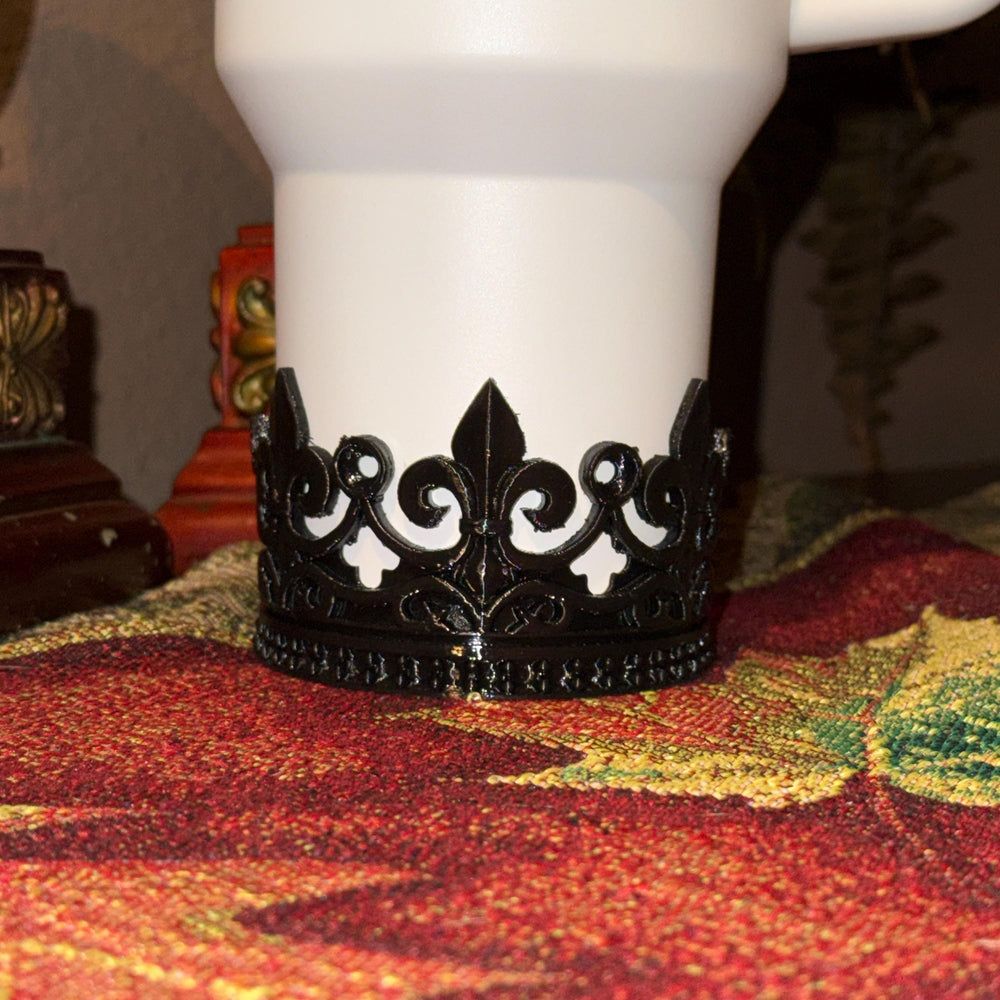 Fleur-de-lis Crown Tumbler Boot, Tumbler Boot Sleeve, fits your Stanley Tumblers, Unique Gift, multiple colors BEST SELLER