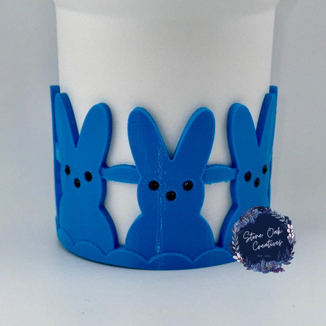 Easter Bunny Tumbler Boot, Tumbler Boot Sleeve, Pastel Easter Bunnies Spring, Fit's Stanley Tumblers, Protective Sleeve, CUSTOMIZE